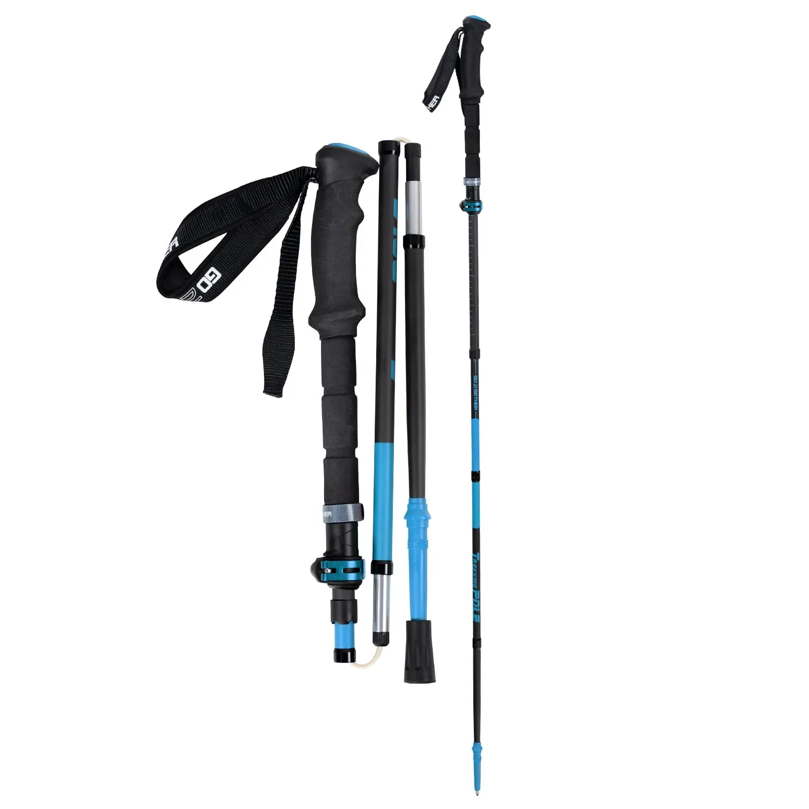 G2 Carbon Foldable Walking Canes Extremus Ultralight(9.17 oz/Foam Padded Wrist Stra/Press (2-Pack)